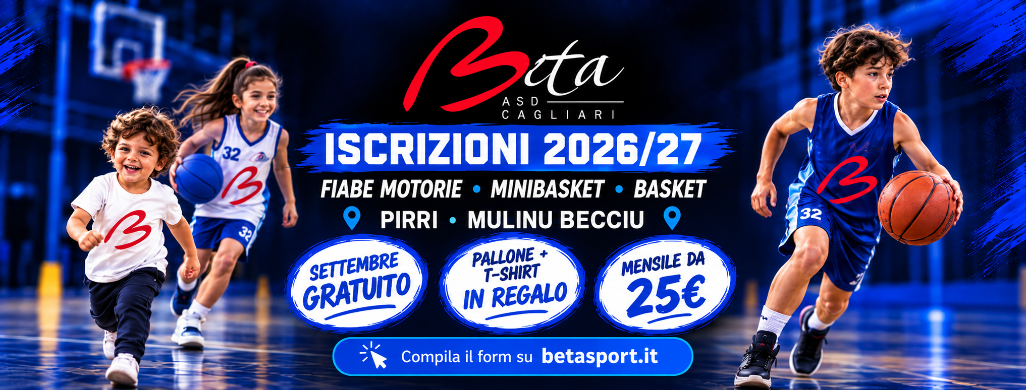 Iscrizioni 2026/27 - ASD Beta